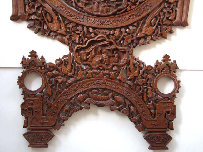 A fine and rare carved Chinese Export Wall Mirror circa 1850 — image 3